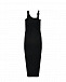 Трикотажное черное платье Versace Jeans Couture | Фото 5