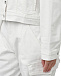 Укороченная джинсовая куртка, белая Mo5ch1no Jeans | Фото 7