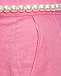 Льняные брюки с жемчугом на талии, розовые ALINE | Фото 7