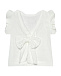Комплект детский белая блузка + бежевые шорты IL Gufo | Фото 3