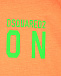 Футболка с зеленым лого, оранжевая Dsquared2 | Фото 3