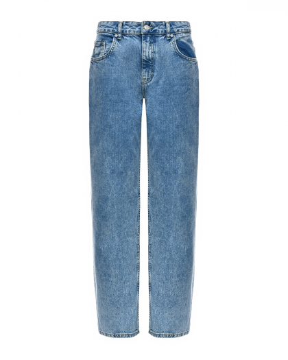 Зауженные голубые джинсы Mo5ch1no Jeans | Фото 1