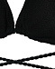 Купальник раздельный с удлиненной шнуровкой, черный NATAYAKIM | Фото 6