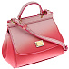 Кожаная сумка розового цвета Dolce&Gabbana | Фото 3