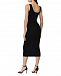 Трикотажное черное платье Versace Jeans Couture | Фото 4