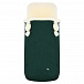 Зеленый конверт в коляску &quot;Premium Welss&quot;, натуральная овчина Hesba | Фото 2