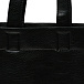 Сумка-шоппер с логотипом, черная MSGM | Фото 6