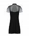 Платье с рюшей, черное Dsquared2 | Фото 2