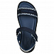 Сандалии синие логомания Dolce&Gabbana | Фото 4