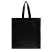 Сумка-шоппер с логотипом, черная MSGM | Фото 3