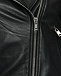 Куртка из натуральной кожи &quot;косуха&quot;, черная Yves Salomon | Фото 8