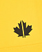 Желтые бермуды с черным лого Dsquared2 | Фото 5