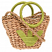 Соломенная сумка с лого Emporio Armani | Фото 3