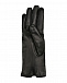 Перчатки с металлическим лого, черные Alberta Ferretti | Фото 2