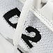Кроссовки-носки с черным логотипом, белые Dsquared2 | Фото 6
