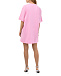 Платье-футболка, розовое MSGM | Фото 3