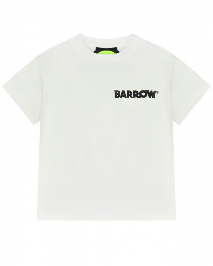 Футболка, черный лого на груди и спине Barrow | Фото 1