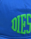 Бейсболка с зеленым лого, синяя Diesel | Фото 4