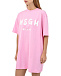 Платье-футболка, розовое MSGM | Фото 5
