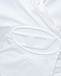 Рубашка с крупным лого в тон, белая Diesel | Фото 6