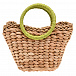 Соломенная сумка с лого Emporio Armani | Фото 4
