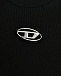 Топ с металлическим лого, черный Diesel | Фото 6