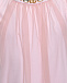 Платье со стразами, розовая Dolce&Gabbana | Фото 4