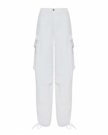 Брюки-карго, белые Mo5ch1no Jeans | Фото 1