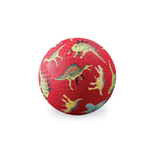 Мяч Динозавры&quot;, красный, 13 см Crocodile Creek | Фото 1