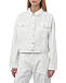 Укороченная джинсовая куртка, белая Mo5ch1no Jeans | Фото 5