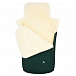 Зеленый конверт в коляску &quot;Premium Welss&quot;, натуральная овчина Hesba | Фото 3