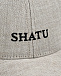 Кепка изо льна, серая, с пирсингом Shatu | Фото 4