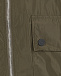Ветровка цвета хаки с накладными карманами Dsquared2 | Фото 3
