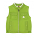 Зеленый жилет с накладными карманами Moncler | Фото 1
