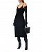 Трикотажное платье из шерсти с добавлением кашемира, черное Alberta Ferretti | Фото 2