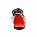 Красные туфли с зеленым логотипом GUCCI | Фото 3