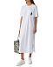 Платье с карманом и вышивкой, белое Shatu | Фото 3