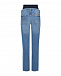 Голубые джинсы для беременных HI-RISE STRAIGHT Pietro Brunelli | Фото 8