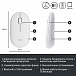 Игровая мышь Wireless Mouse Pebble M350 OFF-WHITE Logitech | Фото 4