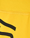Желтые бермуды с черным лого Dsquared2 | Фото 4