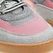 Кеды на шнуровке с розовыми деталями, серые Dsquared2 | Фото 6