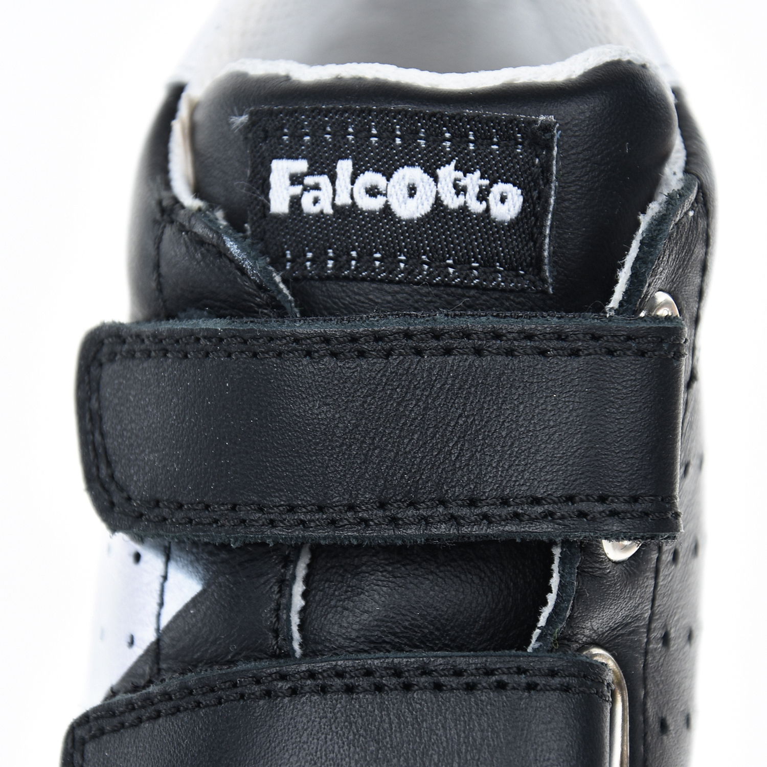 Черные кожаные кеды Falcotto детские - фото 7
