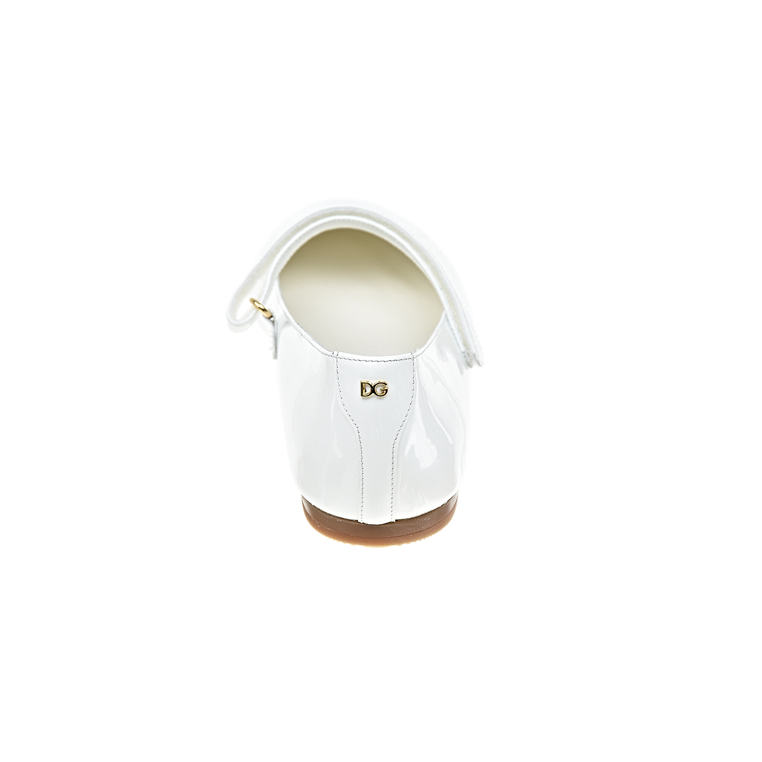 Белые лакированные туфли Dolce&Gabbana детские - фото 3