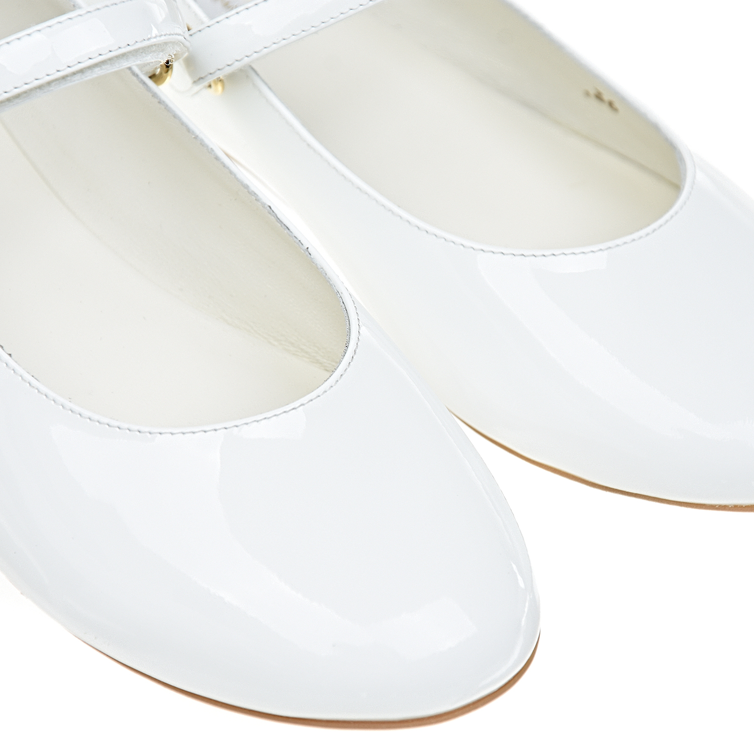 Белые лакированные туфли Dolce&Gabbana детские - фото 6