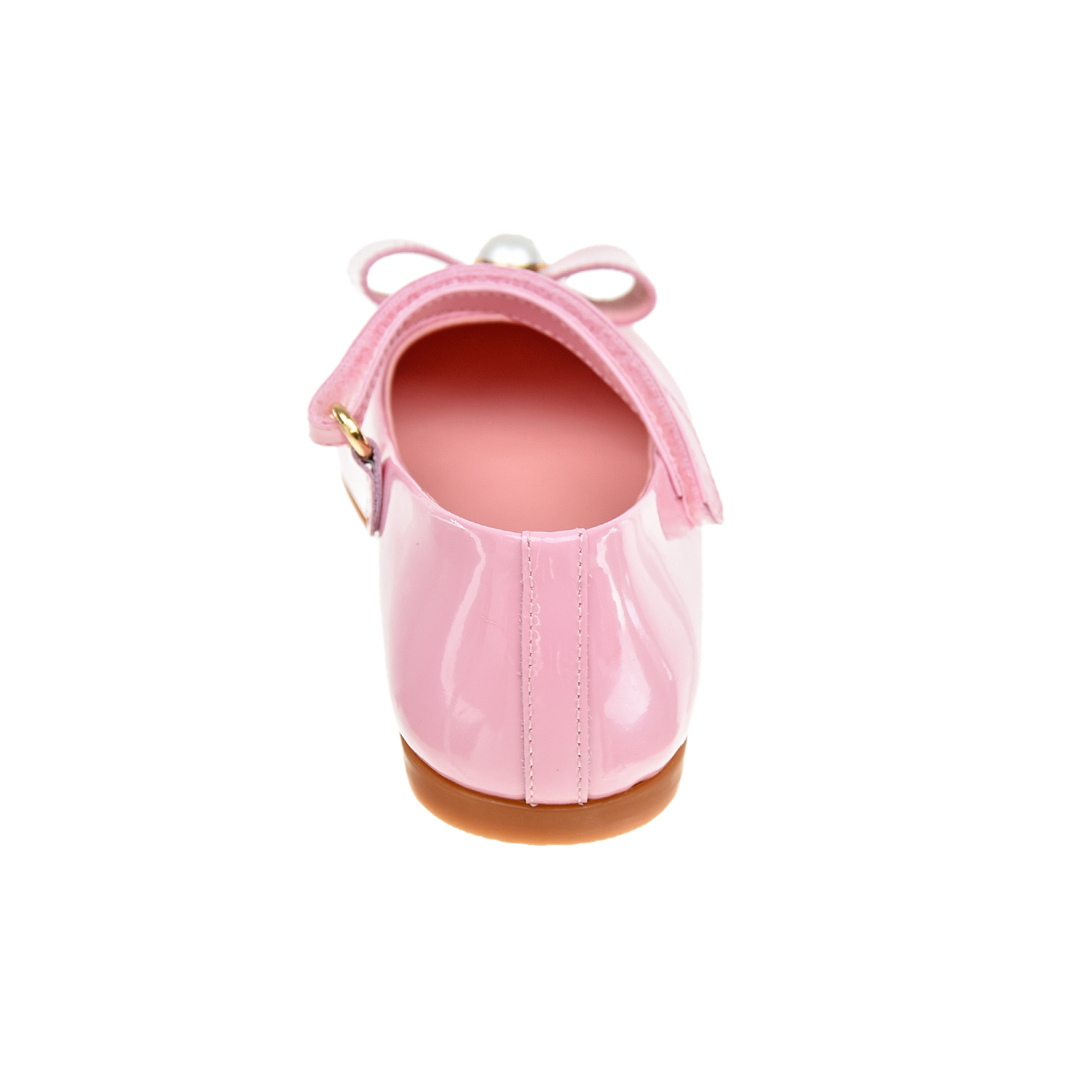 Розовые лакированные туфли с бантом Dolce&Gabbana детские - фото 3