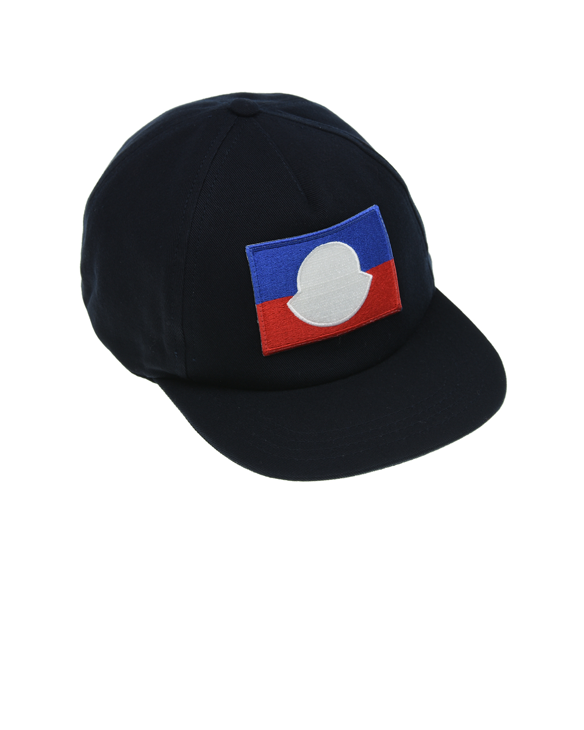 Черная бейсболка с логотипом Moncler детская, размер M, цвет синий