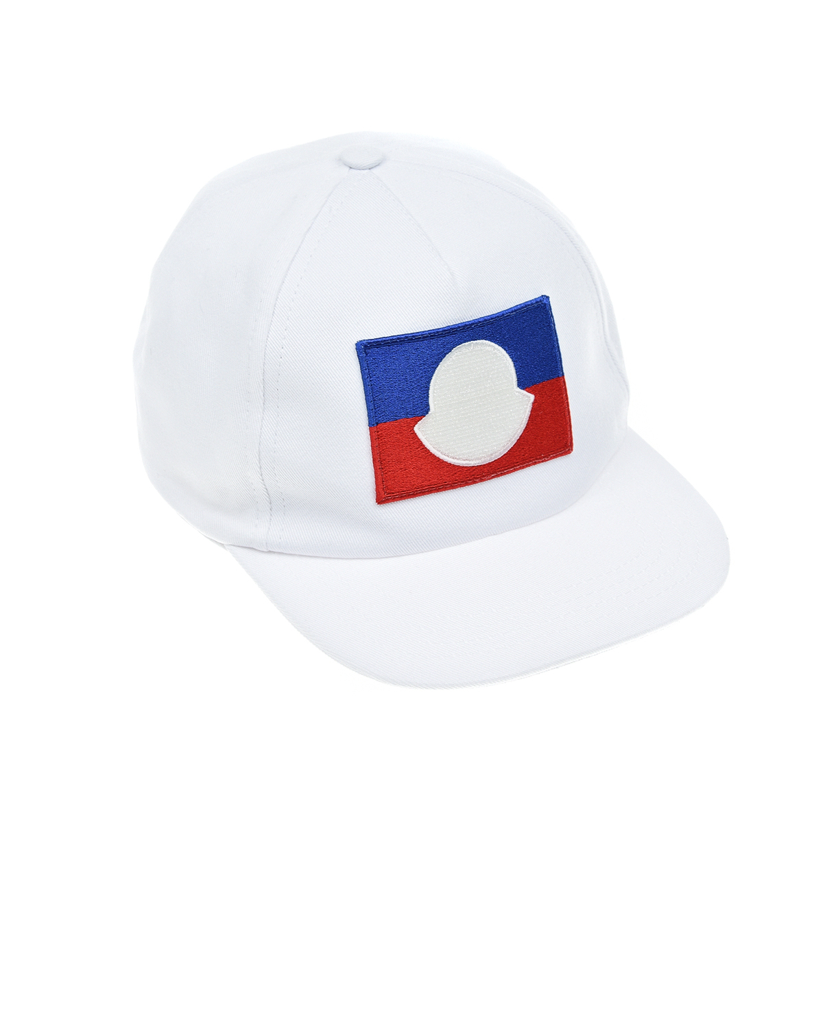 Белая бейсболка с логотипом Moncler детская, размер M, цвет белый