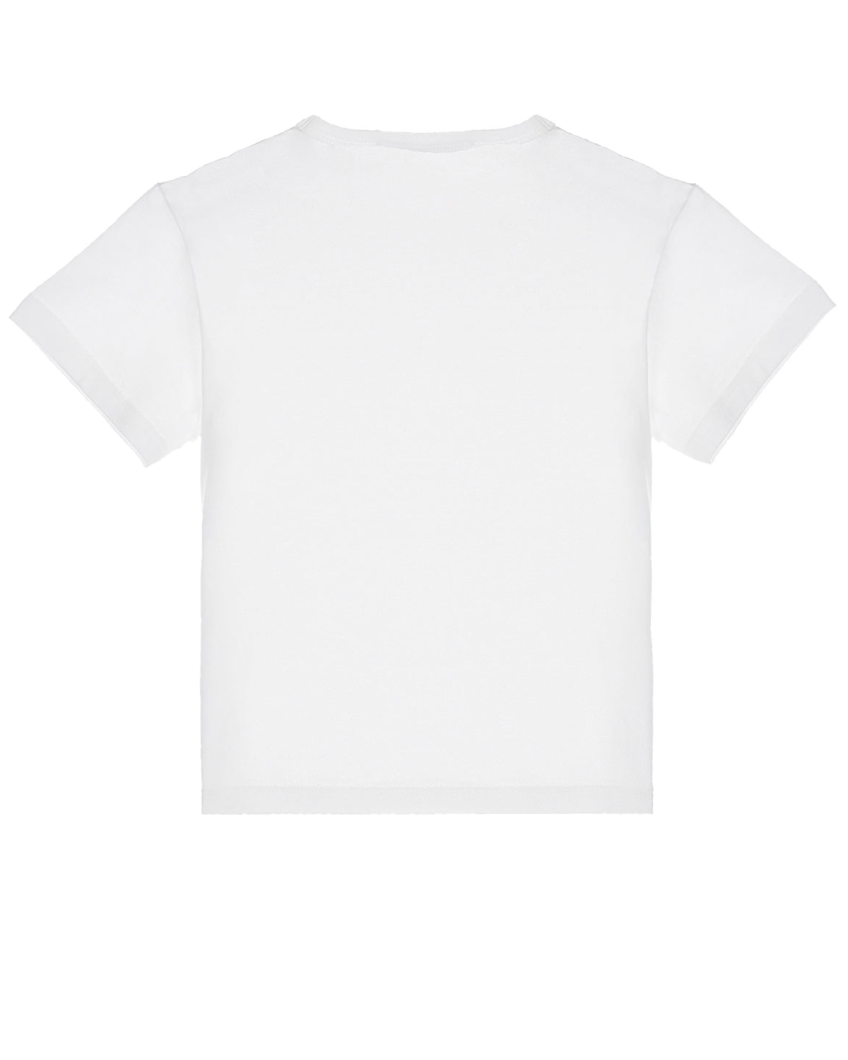 Базовая футболка белого цвета Dolce&Gabbana детская, размер 98 - фото 2