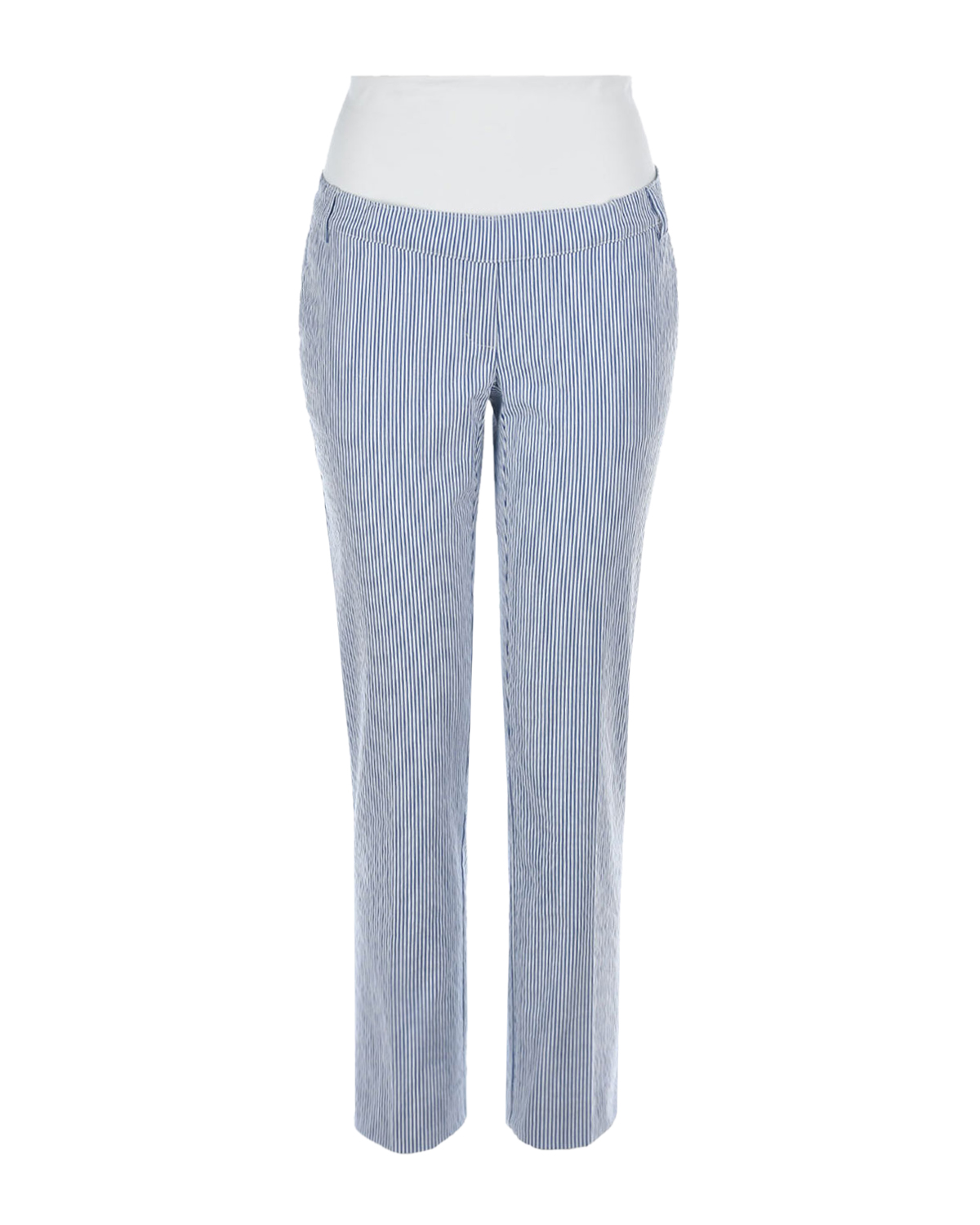 Голубые брюки-капри для беременных Pietro Brunelli, размер 38, цвет голубой