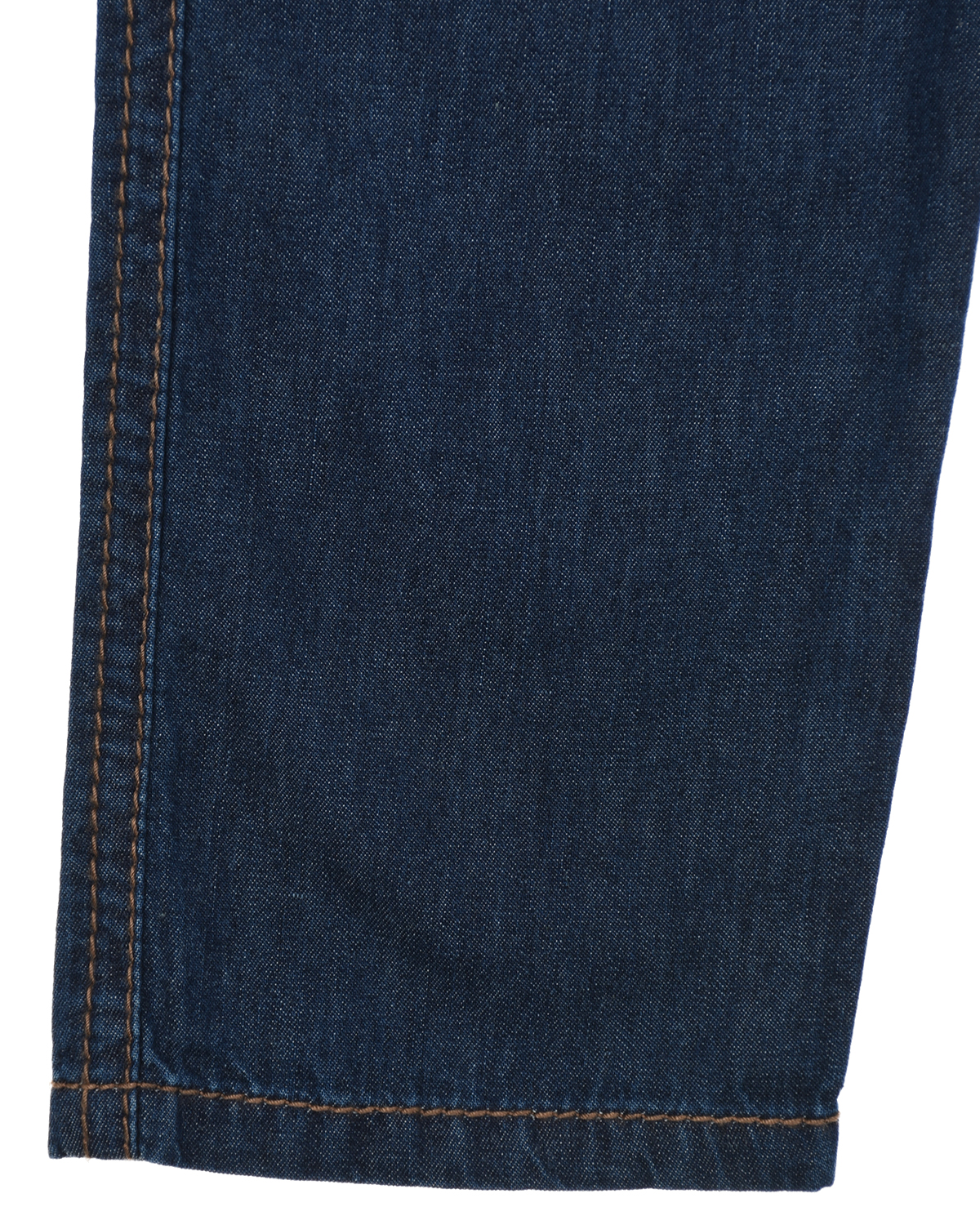 Тёмно-синие джиносвые брюки Sanetta Kidswear детское, размер 68, цвет синий - фото 3